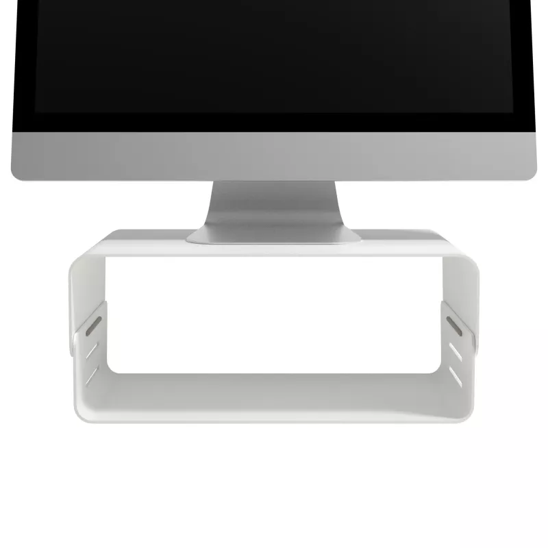 Elevador de monitor Dataflex Addit Bento® - ajustável 120, autónomo, 20 kg, altura ajustável, cinzento, branco