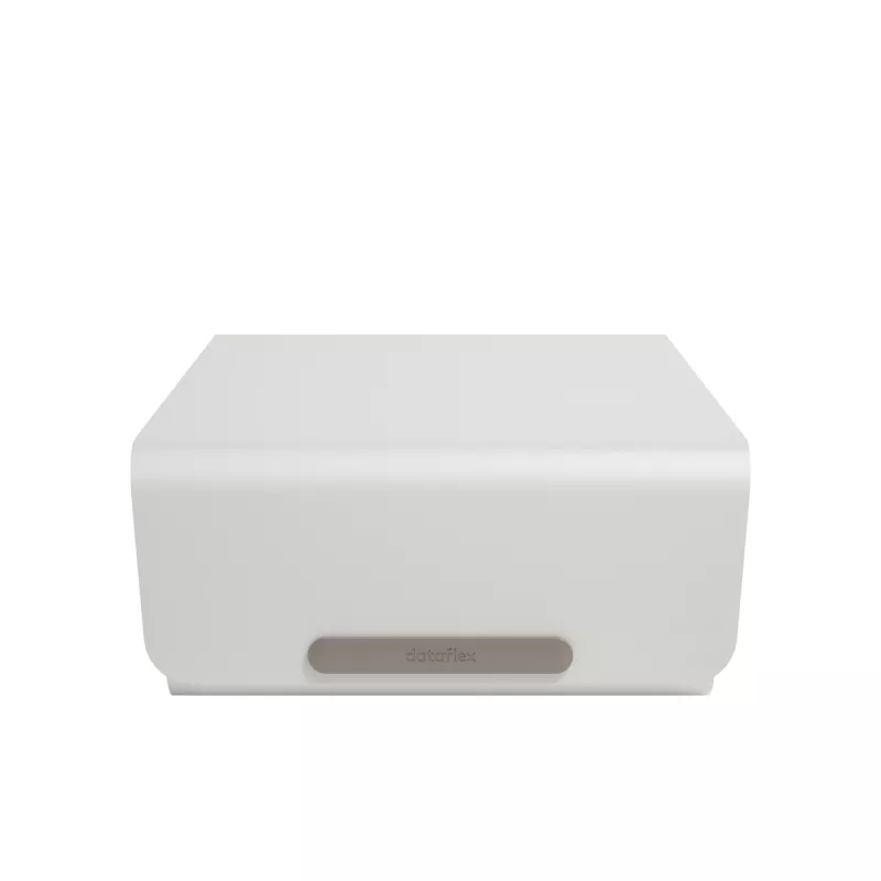 Elevador de monitor Dataflex Addit Bento® - ajustável 120, autónomo, 20 kg, altura ajustável, cinzento, branco