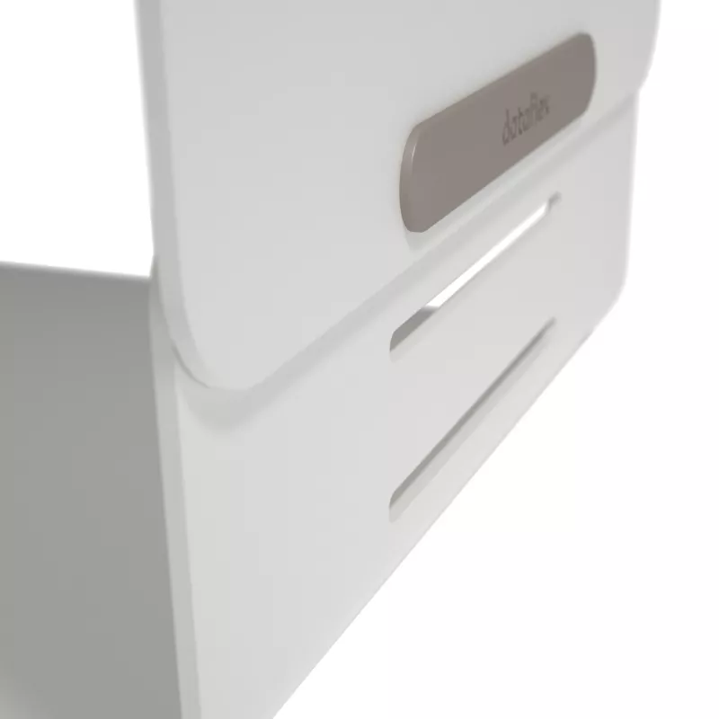 Elevador de monitor Dataflex Addit Bento® - ajustável 120, autónomo, 20 kg, altura ajustável, cinzento, branco