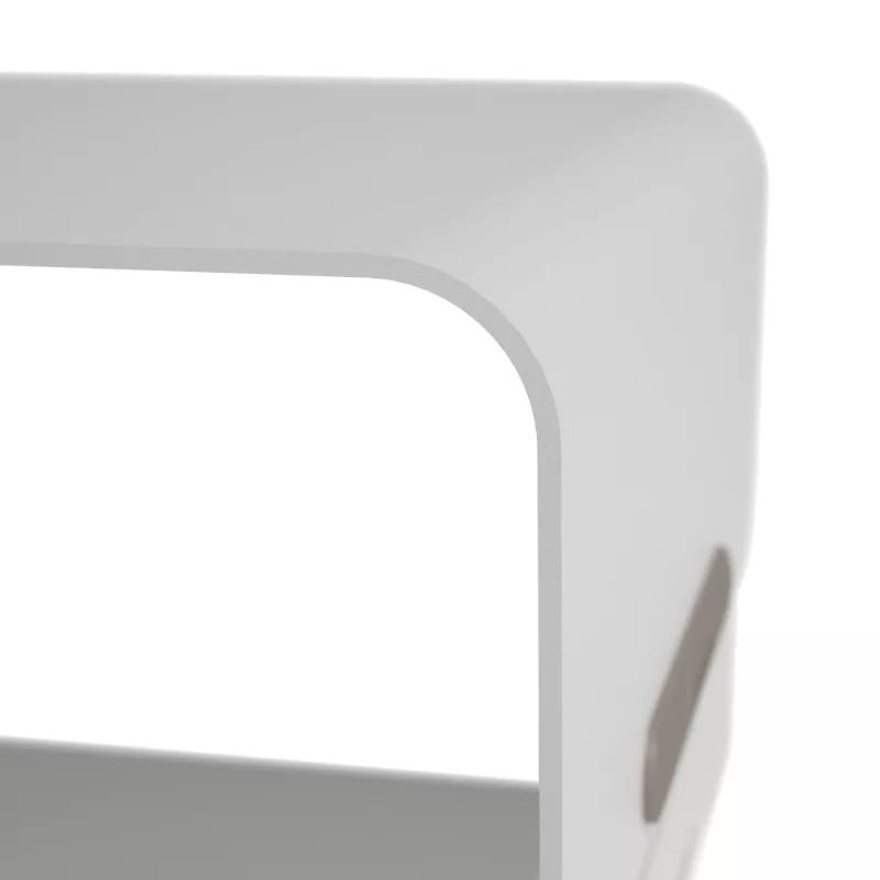 Elevador de monitor Dataflex Addit Bento® - ajustável 120, autónomo, 20 kg, altura ajustável, cinzento, branco