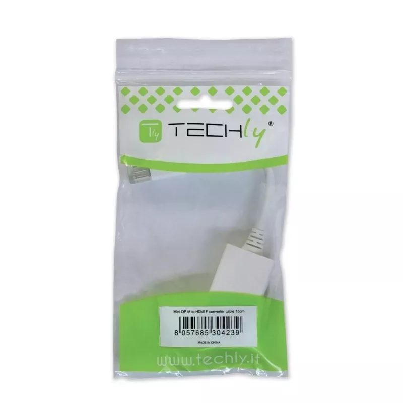 Cabo conversor adaptador Techly USB 3.1 Type-C para HDMI 1.4, 3.2 Gen 2 (3.1 Gen 2), USB Type-C, saída HDMI