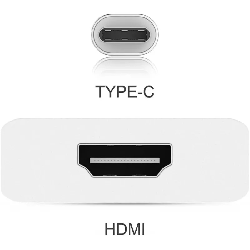 Cabo conversor adaptador Techly USB 3.1 Type-C para HDMI 1.4, 3.2 Gen 2 (3.1 Gen 2), USB Type-C, saída HDMI