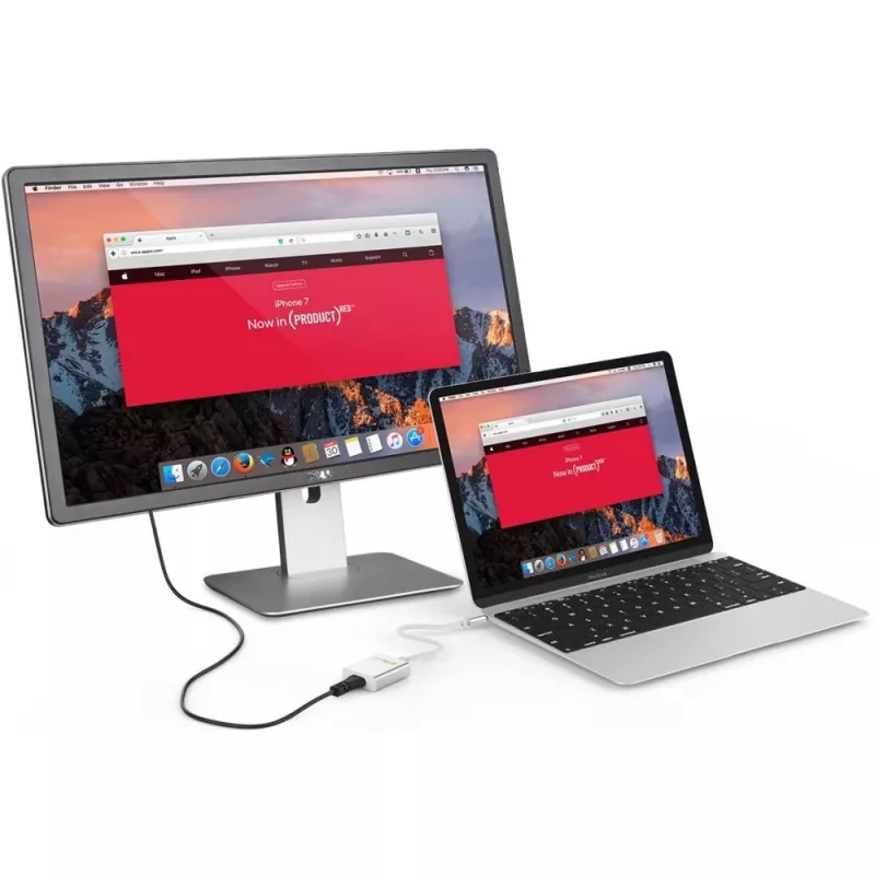 Cabo conversor adaptador Techly USB 3.1 Type-C para HDMI 1.4, 3.2 Gen 2 (3.1 Gen 2), USB Type-C, saída HDMI