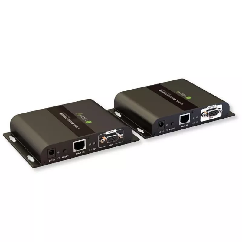 Extensor AV Techly IDATA EXTIP-383V transmissor e recetor AV preto