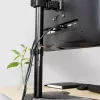 Suporte de monitor Techly ICA-LCD 2500 68,6 cm (27 polegadas) secretária preto