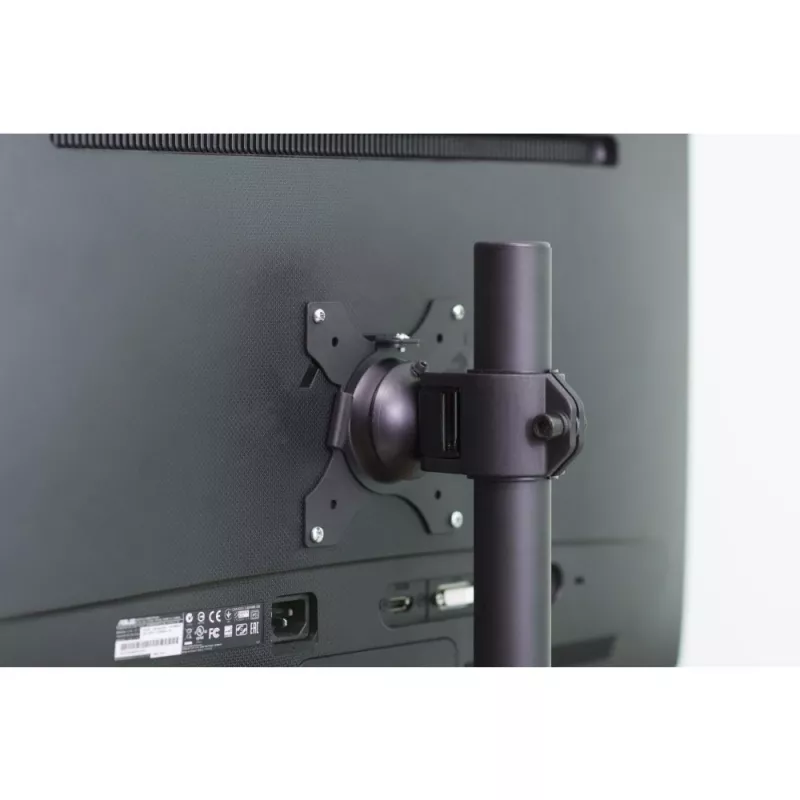 Suporte de monitor Techly ICA-LCD 2500 68,6 cm (27 polegadas) secretária preto