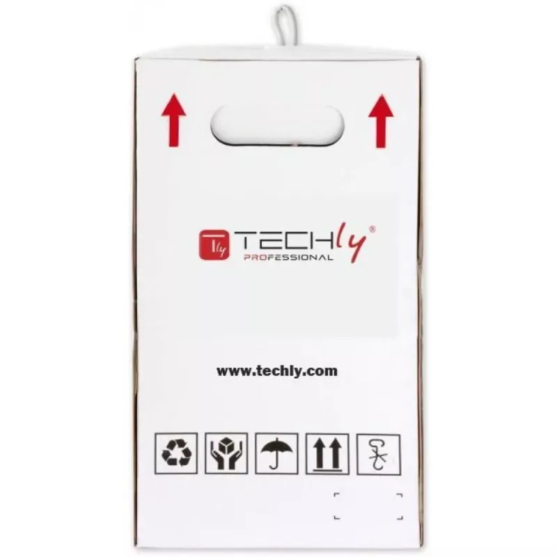 Cabo de rede Techly ITP-C6U-FL cinzento 305 m Cat6 U/UTP (UTP)