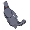 Res-Tech X1 CARBON SEAT - cinzento, assento de corrida, cinzento, carbono, neoprene