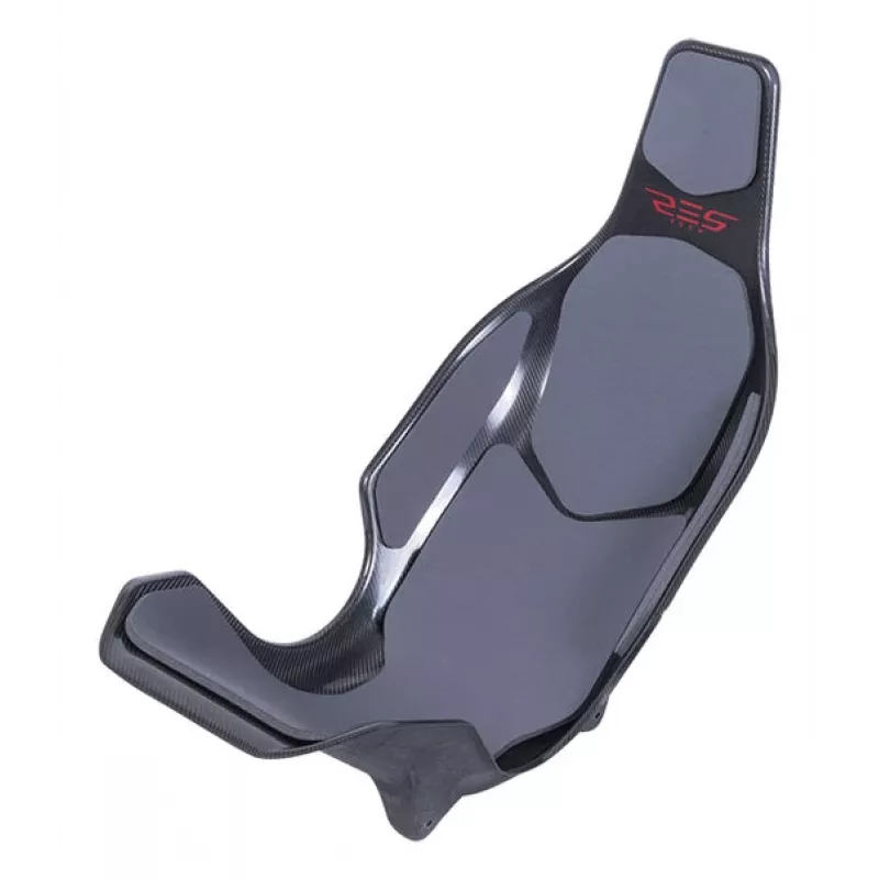 Res-Tech X1 CARBON SEAT - cinzento, assento de corrida, cinzento, carbono, neoprene