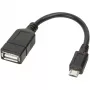Cabo OTG USB2.0 Techly A fêmea / Micro-B macho 0,2 m ICOC UOTG-194