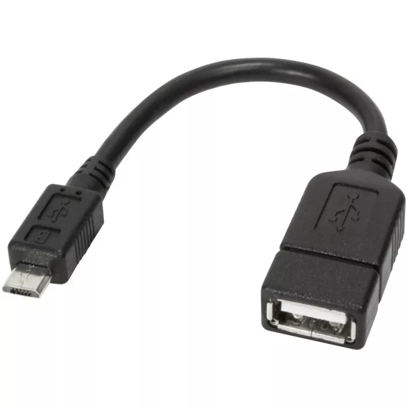Cabo OTG USB2.0 Techly A fêmea / Micro-B macho 0,2 m ICOC UOTG-194