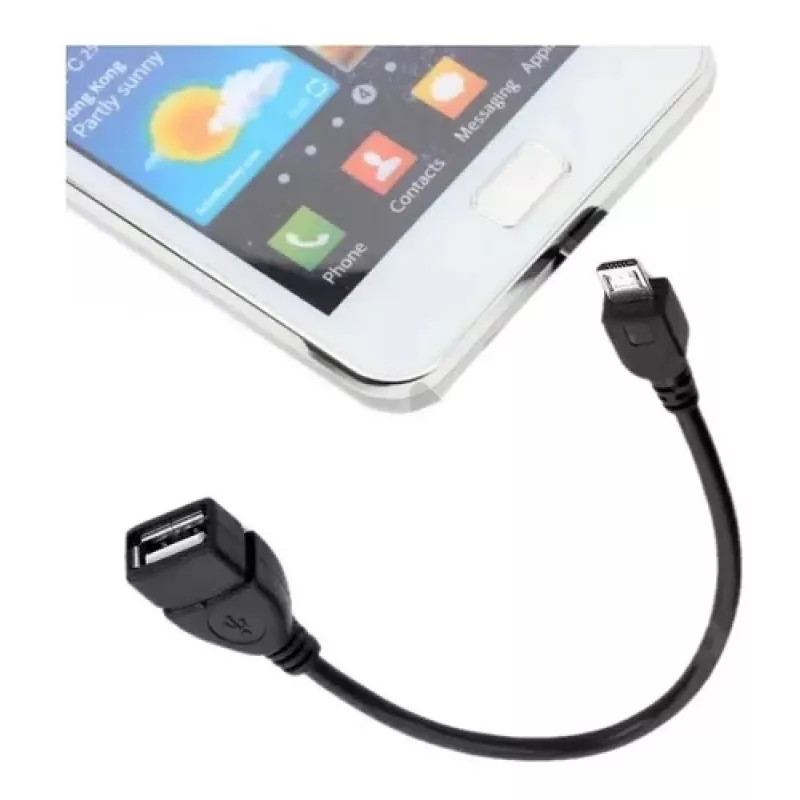 Cabo OTG USB2.0 Techly A fêmea / Micro-B macho 0,2 m ICOC UOTG-194