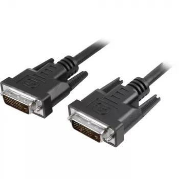 Cabo de monitor Techly DVI analógico digital M/M Dual Link 1,8 m (DVI-I) ICOC DVI-8900