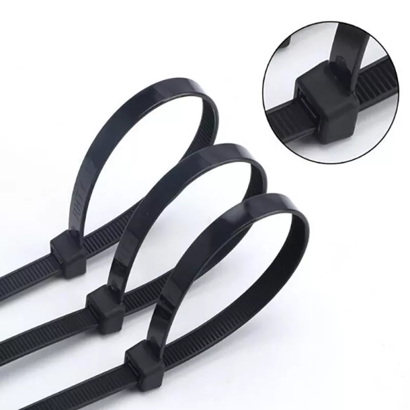 Abraçadeiras de nylon Techly Patch 100X2,5 mm 100 unid. preto ISWT-10025-BK