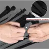 Abraçadeiras de nylon Techly Patch 100X2,5 mm 100 unid. preto ISWT-10025-BK
