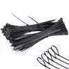 Techly ISWT-14235-BK Abraçadeiras de nylon, 142 x 3,5 mm, 100 unidades, preto