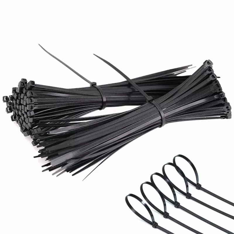 Techly ISWT-14235-BK Abraçadeiras de nylon, 142 x 3,5 mm, 100 unidades, preto