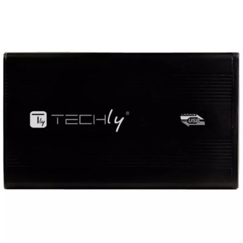 Caixa externa Techly USB 3.0 2,5″ SATA I-CASE SU3-25B, 2,5 polegadas, Serial ATA, 5 Gbit/s, preto