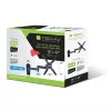 Suporte de parede inclinável Techly 13-37 LED TV LCD 3 articulações preto ICA-LCD 2102