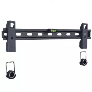 Suporte de parede Techly 23-55 fixo fino para LED TV LCD preto ICA-PLB 139M