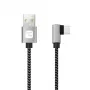 Cabo USB Techly ICOC MU2AC9-005-AL USB 2.0 0,5 m USB A USB C preto, cinzento