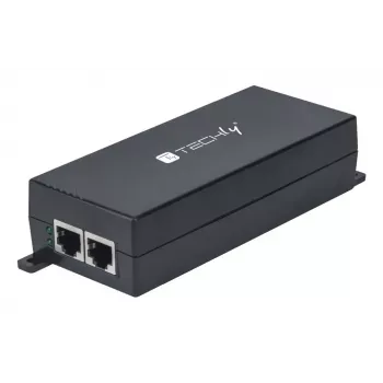 Techly I-SWHUB 3000STY2 Adaptador PoE Fast Ethernet, Gigabit Ethernet