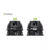 Techly IDATA EXTIP-483 Extensor AV Transmissor e recetor AV Preto