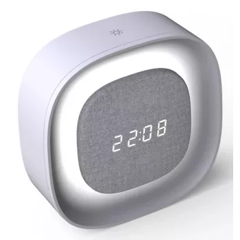 Techly IC-CLOCK-56WH Despertador digital Cinzento, Branco