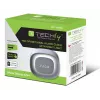 Techly IC-CLOCK-56WH Despertador digital Cinzento, Branco