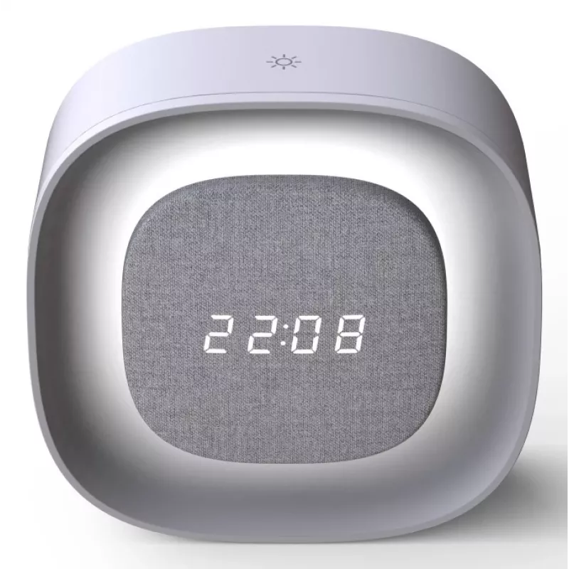 Techly IC-CLOCK-56WH Despertador digital Cinzento, Branco