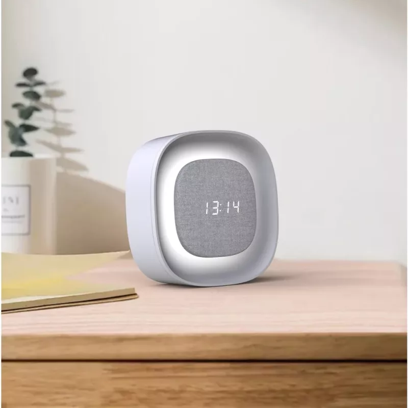 Techly IC-CLOCK-56WH Despertador digital Cinzento, Branco