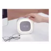 Techly IC-CLOCK-56WH Despertador digital Cinzento, Branco