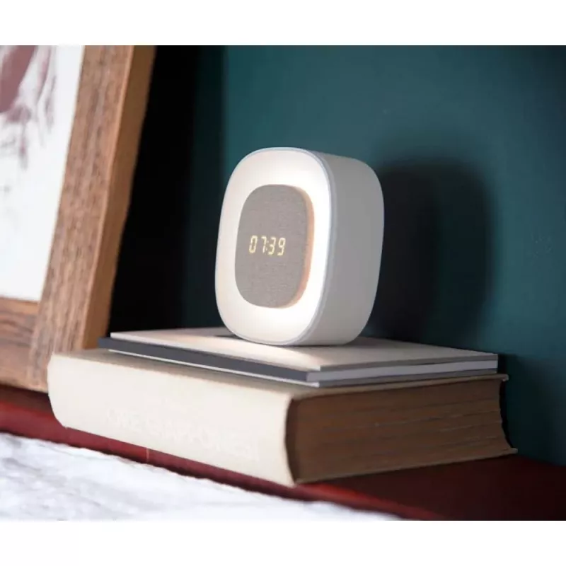 Techly IC-CLOCK-56WH Despertador digital Cinzento, Branco