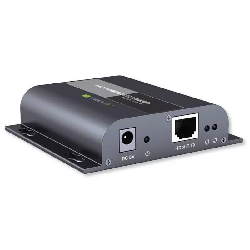 Techly IDATA-EXTIP-383V4 Transmissor e recetor AV Preto
