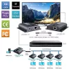 Techly IDATA-EXTIP-383V4 Transmissor e recetor AV Preto