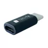 Techly IADAP USBC-MBKT Cabo adaptador de género Micro-USB Preto
