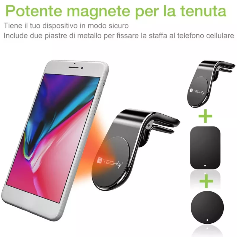 Techly I-SMART-UNIALTY Suporte passivo Telemóvel/Smartphone Preto