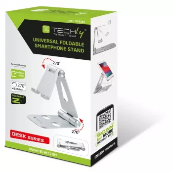 Techly I-SMART-STAND6 Suporte passivo Telemóvel/Smartphone Prateado