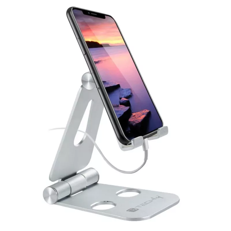Techly I-SMART-STAND6 Suporte passivo Telemóvel/Smartphone Prateado