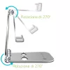 Techly I-SMART-STAND6 Suporte passivo Telemóvel/Smartphone Prateado