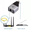 Techly IADAP USBC-ETGIGA Placa de rede Ethernet 1000 Mbit/s