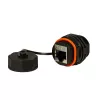 Techly IWP-MD C6A-IPPANT Adaptador de cabo RJ45 Preto