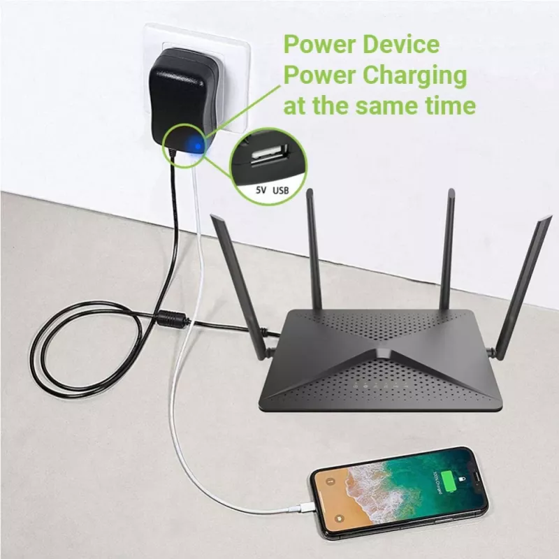 Techly IPW-NTS1000G2 Fonte de alimentação/inversor Interior 12 W Preto
