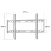 Techly ICA-PLB 262L Suporte de parede para TV 177,8 cm (70 polegadas) Preto