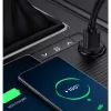 Techly Carregador de automóvel mini 2 portas USB-A Quick Charge 3.0 36W Preto Metal