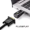 Techly IDATA HDMI-VGA2MABT2 Conversor de sinal de vídeo Conversor de vídeo passivo 1920 x 1080 píxeis