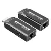 Techly IDATA EXT-600HC Extensor AV Transmissor e recetor AV Preto