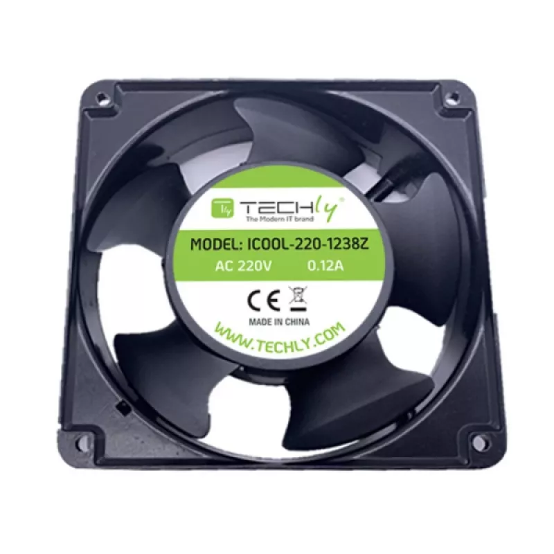 Techly ICOOL-220-1238Z Sistema de refrigeração para computador Peça/acessório Módulo de ventoinha