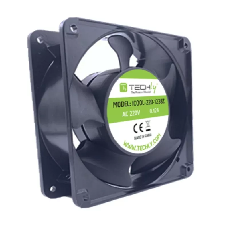Techly ICOOL-220-1238Z Sistema de refrigeração para computador Peça/acessório Módulo de ventoinha