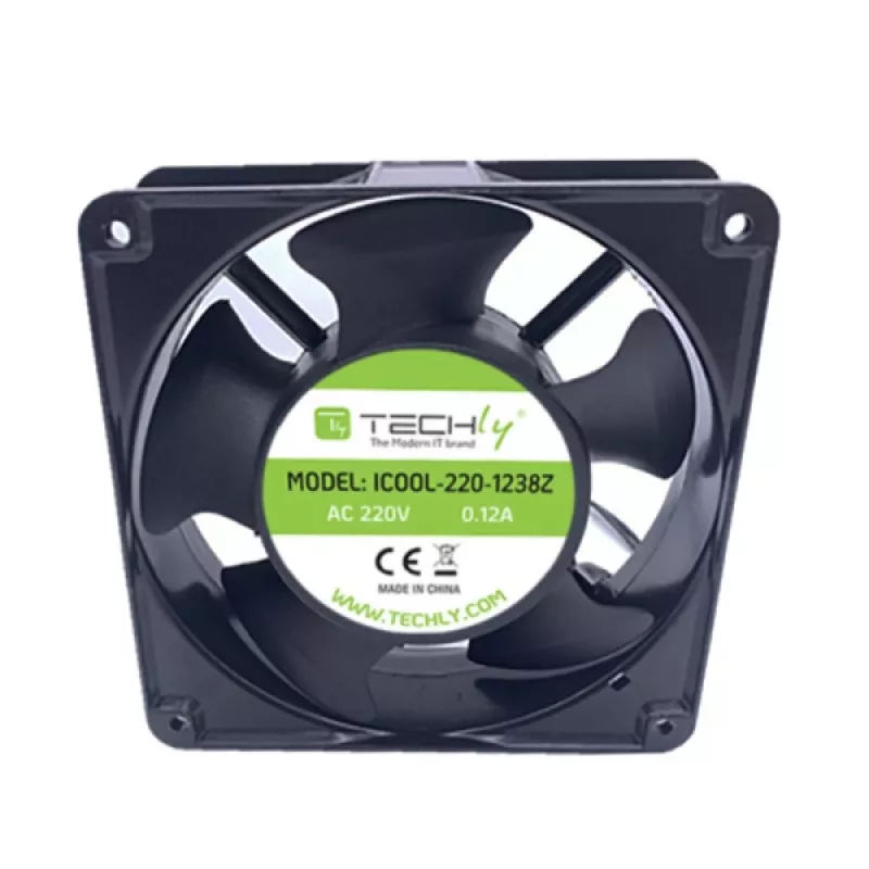 Techly ICOOL-220-1238Z Sistema de refrigeração para computador Peça/acessório Módulo de ventoinha